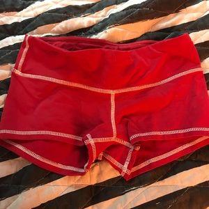 Red hot Fleo shorts